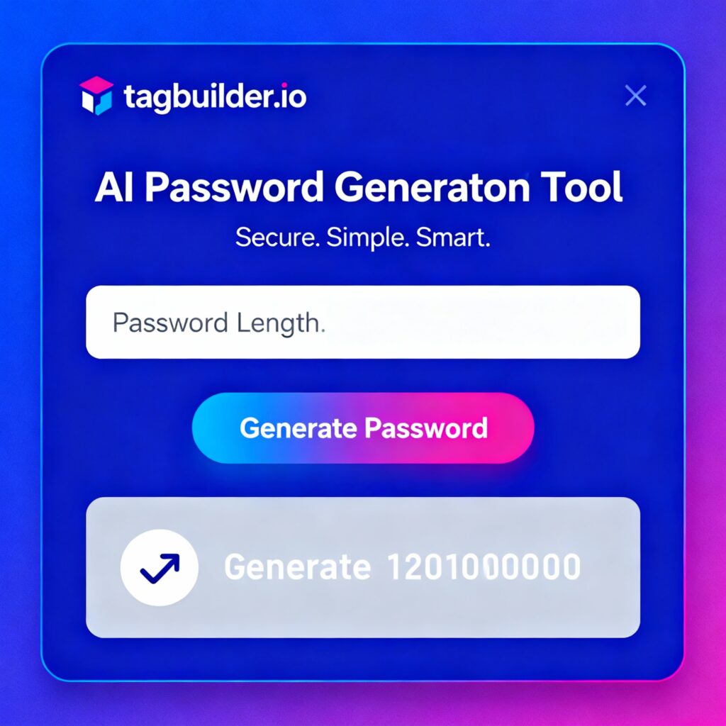 AI Password Generator Tool
