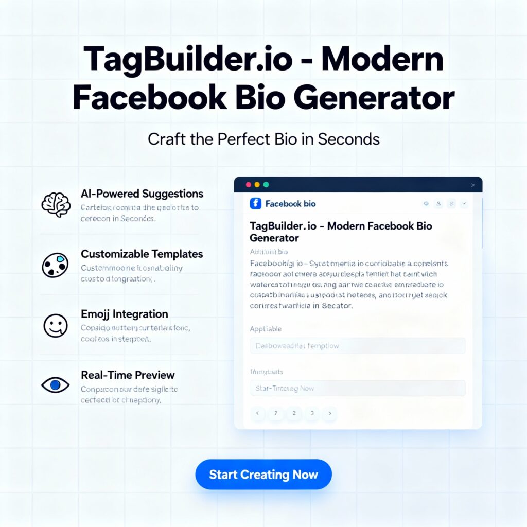 Facebook Bio Generator Facebook Bio Generator